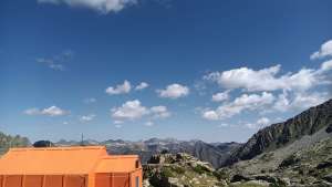 Vista panorámica desde el Refugio Mataró Refugio Mataró